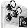 NEWZEROL 2 Pezzi Pellicola Fotocamera Compatibile per iPhone 17 Pro/17 PRO Max/16 Pro/16 PRO Max/15 Pro/15 PRO Max/14 Pro/14 PRO Max, 9H Vetro Temperato Protezione per Obiettivo Fotocamera - Argento