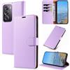 KKEIKO Cover per Oppo Reno12 Pro 5G, Antiurto Custodia in PU Pelle con Blocco RFID, Magnetico Protettiva Cover per Oppo Reno12 Pro 5G, Viola