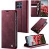 Phernykas Cover per Motorola Moto Edge 60 Fusion/Edge 60 Libro Pelle Portafoglio, [Porta Carte] [Magnetica] Premium PU Flip Wallet Custodia Cellulare Protection Leather Case, Vion-rosso