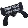 ANZIWU Supporto per telefono Mini Cooper con supporto per telefono girevole a 360°, adatto per Mini Cooper R55 R56 R57 R60 R61 (nero)