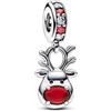 TCZNAF Ciondolo Amore e Famiglia Charm Pendant Compatibile per Bracciali Europei Festa della Compleanno e San Valentino Gifts da donna