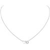 ChicSilver Collana Argento 925 Donna, Collana Donna Argento Cuore con Iniziale Lettera D Lunga 41+5CM, Ciondolo Lettera Ragazza Amicizia Idee Regalo per Compleanno Anniversario Natale
