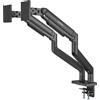 Manhattan Supporto da Scrivania Manhattan per Monitor Doppio 17/45'' Nero