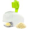 Avilia Grattugia Elettrica con Vaschetta Porta Formaggio Estraibile 250W - 30,1x19,5x14,9cm - Ideale Anche per Grattugiare Pane Secco o Ingredienti Duri - Piedini Antiscivolo per Maggior Stabilità
