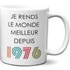 L'Esprit Des Anges Tazza regalo compleanno 50 anni donna uomo - I Rends il mondo migliore - originale personalizzato