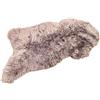 APREGGIO - Tappeto in vera pelle di pecora argento - Coperta in pelle di pecora naturale - Morbidi tappeti per soggiorno - Morbida pelliccia di agnello - Tappeto per pavimento - Tappeto da soggiorno
