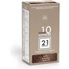 21 VENTUNO Tinta per Capelli Professionale fai da te Copertura Capelli Bianchi in 10 minuti Senza Parabeni MADE IN ITALY (Cappuccino 6.31)
