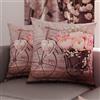 PETTI Artigiani Italiani - Coppia di Federe Cuscino 35x35 cm in Microfibra, Cuscini Arredo Camera da Letto, Divano, Salotto, Set 2 Fodere Copricuscino, Federa Shabby 337, 100% Made in Italy