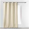 Douceur d'Intérieur, Tenda con occhielli (140 x 280 cm) Essentiel Natural, Poliestere