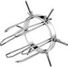 JVJVWO Dilatatore anale Espansore per le labbra Speculum in metallo dilatazione Dilatatori Fisting BDSM Giocattolo SM Tunnel Plug donne Uomini Coppie