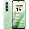 Xiaomi Redmi 15 5G, Smartphone 8+256GB, Display FHD+ da 6,9" 144Hz, Snapdragon® 6s Gen 3, Camera principale da 50MP, 7000mAh, Garanzia di 2 anni, Verde, Caricabatterie non incluso