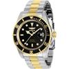 Invicta Pro Diver - Orologio da Uomo in Acciaio Inossidabile con Movimento Automatico - 43 mm, Bicolore/Nero