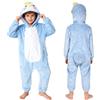 PinkSheep Pigiama invernale per bambini, a forma di animale dei cartoni animati, per ragazzi e ragazze, morbida tuta per bambini, Pinguino., 5-6 Years