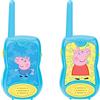 Lexibook, Peppa Pig, Talkie-Walkies 200m, Gioco di Comunicazione per Bambini, 2 canali di Comunicazione, Clip Cintura, a Pile, Blu, TW12PP