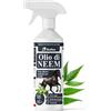 Bionee Olio di Neem Spray Cavalli 500 ml - Lozione Naturale Pronta all'Uso, Azione Protettiva contro Insetti e Parassiti, Non Unge, Delicato sul Manto, Idrosolubile