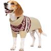 IECOii Maglione per cani XXL, maglione per cani di grandi dimensioni, maglione natalizio per cani di taglia XL, felpa a collo alto in maglia vestiti invernali per cani, maglione per animali domestici