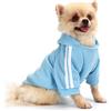 QiCheng&LYS Felpe Cani, Felpa cani Piccola Taglia, Maglioncino per Cani, Cappotto Caldo Dell'animale Domestico (Blu, XS)