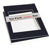 TUKA-i-AKUT 5X Passe-partout da 60x80 cm (per Foto da 40x60 cm), Senza Acidi e Resistente All'invecchiamento, Passepartout per Inquadrare Foto, Poster, Stampe d'Arte, ECC. Nero, TKD9100-60x80-5x