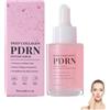 HOUKUNKA Siero al peptide rosa Pdrn, salmone PDRN, siero antietà con collagene, siero illuminante rosa, idratazione intensa e nutrimento rassodante, rapido assorbimento per tutti i tipi di pelle (1PC)