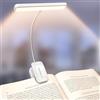 Glocusent 26 LEDs Luce per Lettura Libri a Letto, Lampada Luce da Lettura per Libro USB-C Ricaricabile con 5 Colore e 5 Luminosità, 360° Regolabile Lampada Libro per Notturna (Bianco)