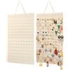 HMCEY Portagioielli da Appendere,Porta Collane da Armadio,Hanging Jewelry Organizer Gioielli da Appendere,Appendi Collane da Armadio,Porta Orecchini Organizer da Parete,Appendi Orecchini da Parete