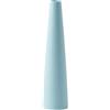 VANTOBEST Piccolo vaso in ceramica con boccioli, fiore conico alto, vaso a stelo singolo, decorazione per la casa, decorazione floreale per matrimoni e ufficio (azzurro)