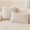 QHAIYYBF copridivano 4 posti con penisola,copridivano antiscivolo,Universale Copricuscini Divano Antiscivolo, Copridivano Cuscini Separati, Soft Sofa Seat Cover Lavabili