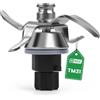Inwee Gruppo Coltelli per Bimby TM31, Lama di Ricambio Completa di Guarnizione, Accessorio per Robot da Cucina Gruppo Coltelli Bimby TM31 Acciaio Inox, Ricambio Originale per Bimby TM31