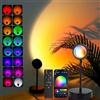 QUIGO Lampada al tramonto lampada luce notturna LED camera proiettore neon luce LED gaming lampada comodino/scrivania RGB ambiente decorazione camera ragazza decorazione estetica stanza