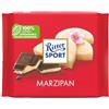 RITTER SPORT Marzapane, Tavoletta di Cioccolato Fondente Ripieno Con Marzapane, Morbida Pasta di Mandorle e Croccante Cioccolato, Cacao 100% Certificato Sostenibile, 100 g