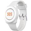 DAYTEE DAYTECH Pulsante di emergenza per anziani su cellulare, WiFi Tuya Smart Senioren Pulsante di emergenza Allarme System - 1 braccialetto SOS (Nota: deve essere utilizzato con ricevitore)