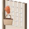 Xyvor 4 Pezzi Attaccapanni Da Porta, Ganci Appendiabiti Da Porta, Appendi Abiti Per Porte, Gancio Porta, Senza Forare, per Appendere Cappotti, Asciugamani, Vestiti, Cappelli, Borse Risparmio(Bianco)