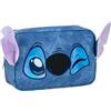 CERDÁ LIFE'S LITTLE MOMENTS - Borsa da toilette da viaggio Stitch - Blu - Grande capacità di stoccaggio - Chiusura a cerniera - Stampa a punto - Prodotto originale