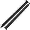 AERZETIX - C77385 - Set di 25 picchetti di ancoraggio 250mm per bordi di giardino flessibili curvi di aiuole fiori prati - in plastica - colore nero