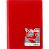 Grafoplás Grafoplas I Cartella con buste in plastica I 30 buste trasparenti I Formato DIN A4 Rosso I Serie Poliple Opaco I Made in Spagna I Coperchi Flessibili I Grande Capacità di Immagazzinaggio