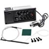 Hoite Sistema di preamplificazione EQ a 3 bande con pickup piezoelettrico per chitarra acustica in studio dal vivo