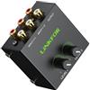 LiNKFOR Mixer Passivo 2 Canali con Volume Regolabile Mixer Audio Passivo Stereo RCA 2 Canali Connessione RCA e Cavo in Oro Mixer Senza Alimentazione per PC, TV, Console di Gioco, Lettore CD