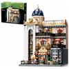 PAN TASY PANTASY Blossom Café - Set di edifici modulari a 3 piani, punto di riferimento europeo in serra con caffè, galleria d'arte e atrio floreale, kit di modelli di architettura da collezione per adulti
