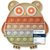 Valino Pop On It Gioco dai Colori Pastello | Bubble Fidget Toys Impermeabili per Bambini | Gioco Sensoriale in Silicone di Alta Qualità (Gufo - Senza BPA)