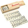 COSORO Domino Classico Doppio Sei, Set di 28 Pezzi di Domino in Scatola di Legno, Regalo di Gioco Stile Retro per Natale, Bambini, Riunioni Familiari, Viaggi e Feste