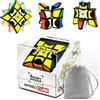 ROXENDA Cubo 1x3x3 Spinner Cubo di Velocità con Rotazione Ottimizzata, Perfetto per Alleviare lo Stress per Bambini e Adulti(Nero)