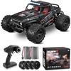 JOYTREKY Macchina Telecomandata - Scala 1:18 Alta Velocità 40 Km/H Auto Telecomandata 4WD Fuoristrada Rc Camion 2 Batterie 2,4 Ghz Giocattolo Per Tutti I Terreni Auto Veloci Ricaricabili - Nero