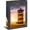 Ulmer Puzzleschmiede - Puzzle Faro Pilsum - Classico da 1000 pezzi - Il famoso faro sul Mare del Nord, punto di riferimento della Frisia orientale, al tramonto sulla diga