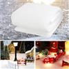 Diketone Neve Finta Natalizia,80 * 240cm Neve Artificiale per Decorazioni,Soffice, Morbido e Candido di Decorazioni Albero di Natale,Neve Finta Decorazioni Natalizie (5 Metri di Luce)