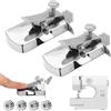 XWCHASA Guida Magnetica per Macchina da Cucire, 2 Pezzi Guida per Cucire Guida, Accessori per Macchine da Cucireguida Magnetica, Utensile Magnetico per Insegnanti di Fissaggio