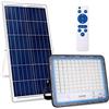 081 Store - faro led esterno con pannello solare 400w luce bianca 6000k Bianco IP67 impermeabile pannello led solare fotovoltaico con telecomando