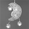 TOKTOP Lampadario per camera dei bambini, luna stelle a sospensione lampadario, LED in alluminio, plafoniera per camera da letto, ragazza, decorazione, 20 cm, luce bianca