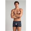 Intimissimi Boxer Cotone Superior Stampa Gnomi Blu