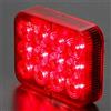AGRISHOP 12LEDs 2.4w Rosso Fendinebbia Posteriore 12/24v per Rimorchi,Fendinebbia Veicolo Blocchi Luci Antinebbia, Led Fanali Posteriori Rimorchio 12v Impermeabile per Roulotte Camion Homologazione