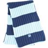 SS LAZIO Sciarpa a maglia Righe 100% PC Prodotto Ufficiale LAZIO 173644